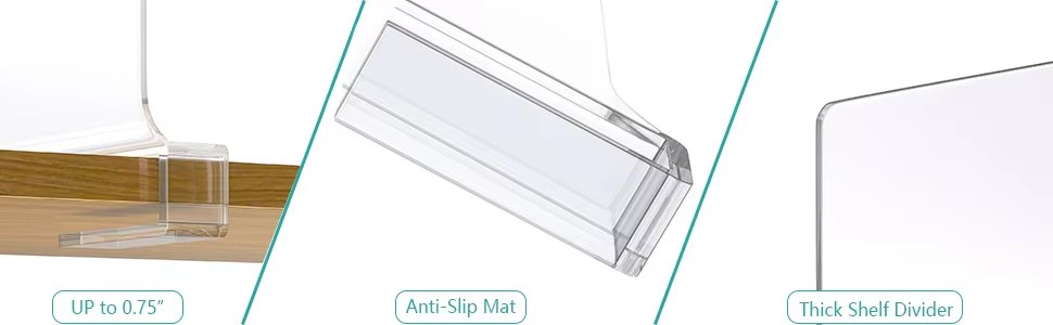 Transparent Acrylic Organizing Divider