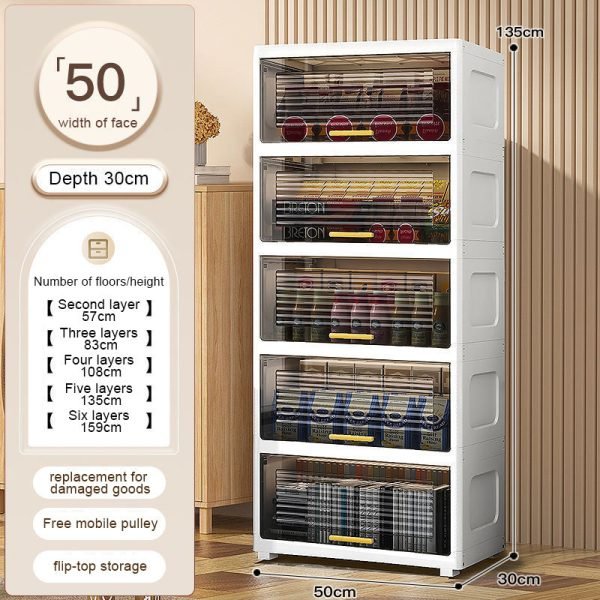 50CM Face Width Flip Flap Pull-out Organizer