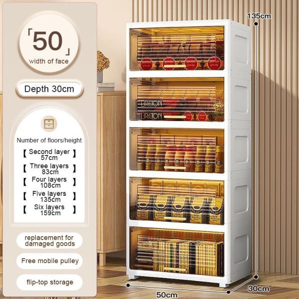 50CM Face Width Flip Flap Pull-out Organizer