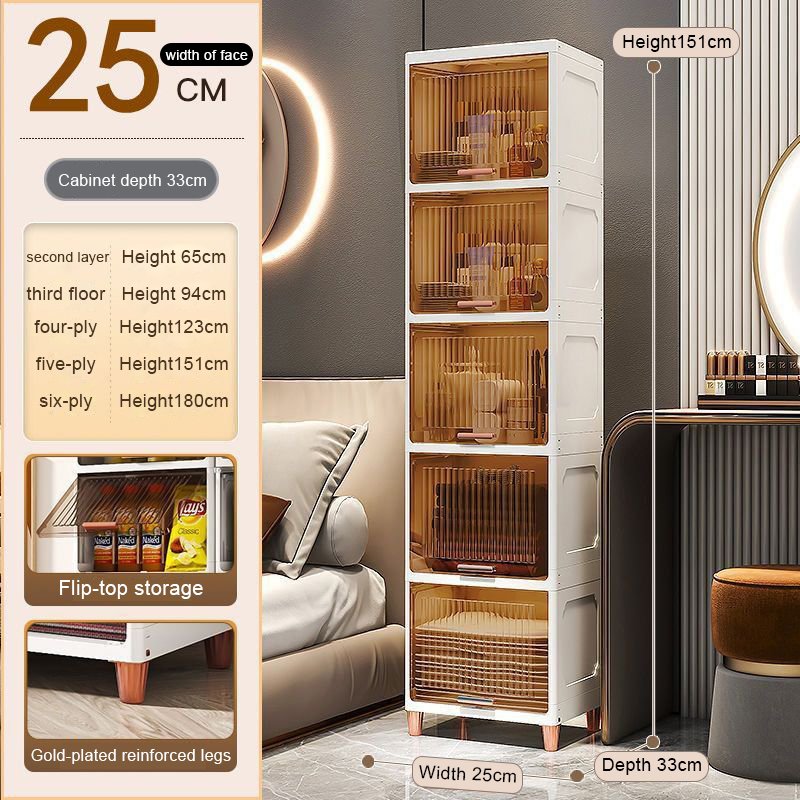 Home Transparent Storage Cabinet