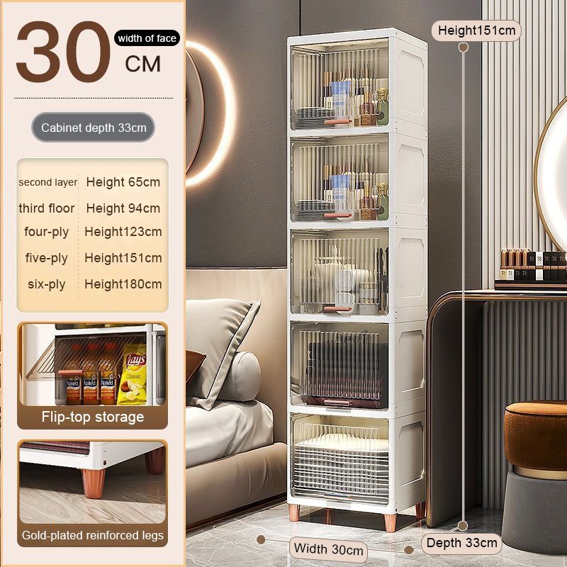 Hot sale multifunctional storage storage cabinet space-saving plastic kitchen bathroom living room storage racks